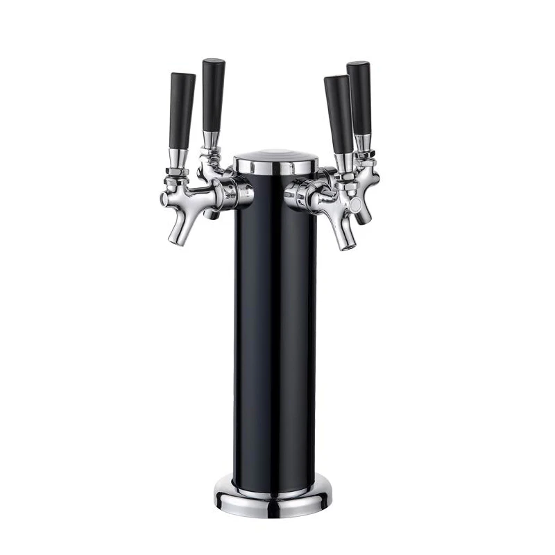 

Homebrew Beer Tap Faucet Four Taps Beer Stainless Steel Beer Tower Flow Control Adjustable Brew Tool Accessories Good Quality