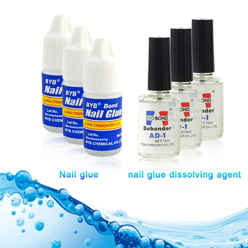 

Efficient Liquid Nail Glue And Removing Gel Varnish Combination Use For Fake Nails Rhinestone Adhesive Cleared 1 Bottle