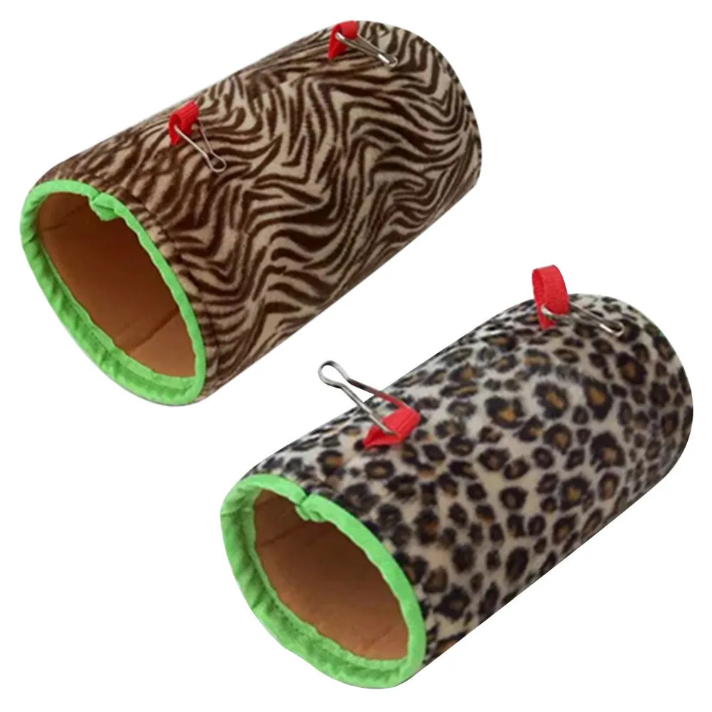 

Drop Shipping Hamster Small Pet Parrot Passageway Tunnel Hammock Toy Hamsters and Birds House Small Pet Toys Playing Nest
