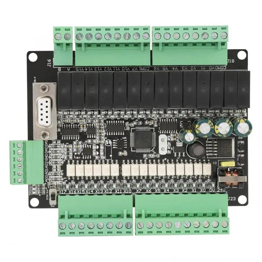 FX1N-30MR PLC промышленная плата управления 16 вход 14 выход с RS485 порт связи