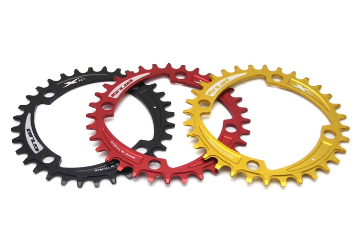 

3 Color GUB CNC ALLOY 7075 bicycle Chain ring with GIANT 32/34/36T Made in Taiwan bicicleta mountain bike CHAINRING