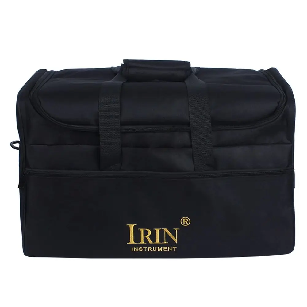 JHD IRIN, Стандартный, для взрослых, Cajon, коробка, барабан, сумка, рюкзак, чехол, 600D, ткань, 5 мм, с хлопковой подкладкой, с ручкой для переноски, плечевой ремень - Цвет: Black