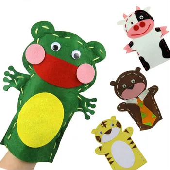 

DIY Cute Cartoon Animals Doll Kids Glove Finger Education Learning Craft Toys Fun Funny Gadgets Interesting Toys Gift