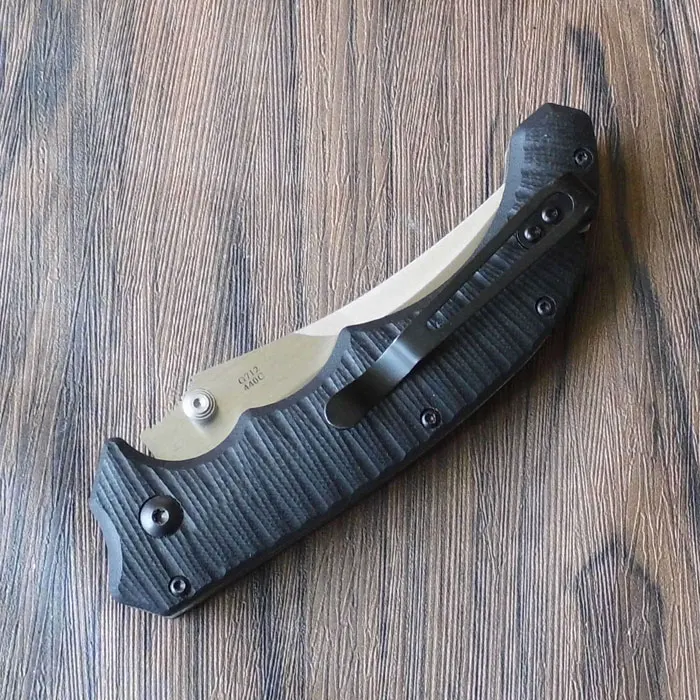 Ganzo G712 жар-F712 58-60HRC 440C лезвие G10 ручка складной нож для повседневного использования, для выживания на природе, для кемпинга, инструмент карманный нож для охоты, для повседневного использования