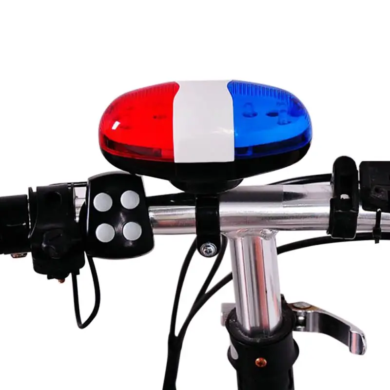 

Bike Bells Police LED Bike Light Electronic Siren Bike Accessories Scooter Bicycle Bell High Quality