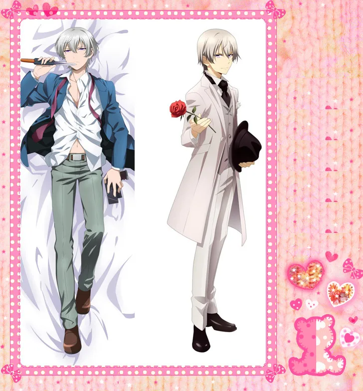 Anime Cartoon Kakumeiki Valvrave Double Bolster Hugging Pillow Case