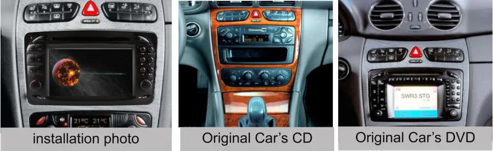 Top Car Radio DVD Player GPS Navigation For Mercedes Benz C Class  Android HD Displayer System Audio Video Stereo In Dash Head Unit 6