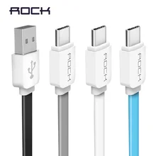 ROCK USB C Cable for Samsung Galaxy S9,Usb-c Sync Data Cable for Xiaomi Samsung Huawei Type C Charging Cable(China)
