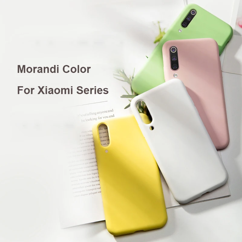 

Soft Silicone Mi 9 Case for Xiaomi Mi 8 Lite 8 9 SE Cover TPU Redmi Note 7 Pro Case Shockproof Mix 2s Cover Candy Color Cover