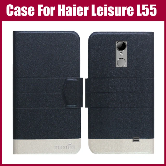 Best Price Hot! Haier Leisure L55 Case New Arrival 5 Colors Fashion Flip Ultra-thin Leather Protective Cover For Haier Leisure L55 Case