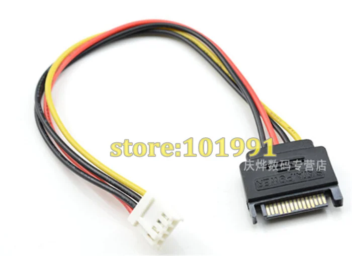 جديد 4pin إلى sata ذكر التيار ، محرك الأقراص sata امدادات الطاقة 50 قطع hiqh الجودة sata إلى 4pin كابل الطاقة