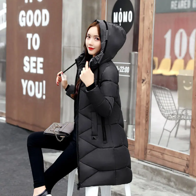 D'hiver Femelle Chaud Parkas Épaississement Grey 2017 Hiver Green De army Manteau Manteaux Mode Parka Mince Red wine Femmes Longue Veste Nouveau Survêtement noir 4qSXwZF