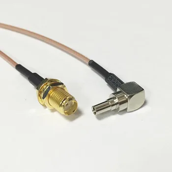 

New Wireless Modem Cable SMA Female Jack nut Switch CRC9 Right Angle RG178 Cable 15CM 6" Wholesale Fast Ship