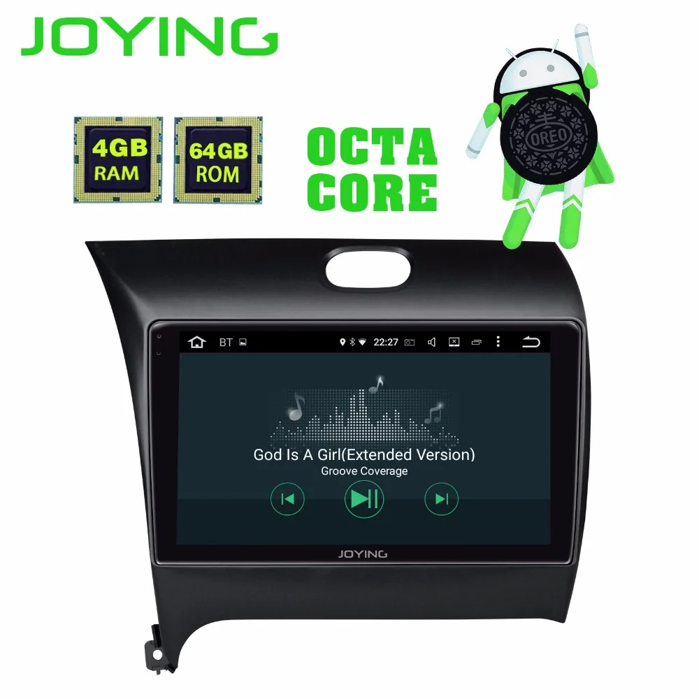 

JOYING 2 din Android 8.1 car radio player 9"GPS Navigation for kia K3 2012-2016 Built in DSP WIFI BT autoradio stereo car audio