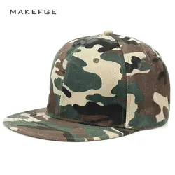 Высокое качество Camo Snapback Шапки Snapbacks прямо лоскут Бейсбол Кепки открытый бренд Армия Камуфляж Hat Для мужчин Для женщин хип-хоп Кепки