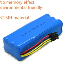 14.4 В 2000 мАч nimh аккумулятор 14.4 В NiMH аккумулятор для смарт Sweeper пылесос в переменного тока X600 автоматический очистки