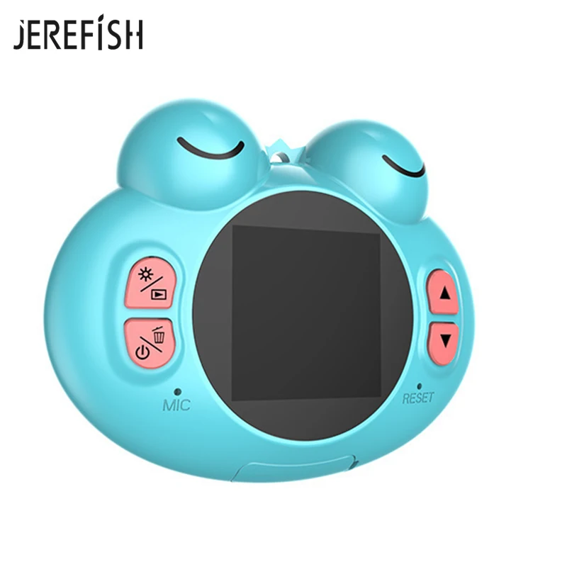 

JEREFISH HD Frog Child Camera Digital Photo Camera Juguetes Photography Birthday Gift Cool Kids Newest