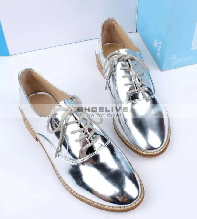 Silver Flat Ballet Shoes Silver Flat Ballet Shoes