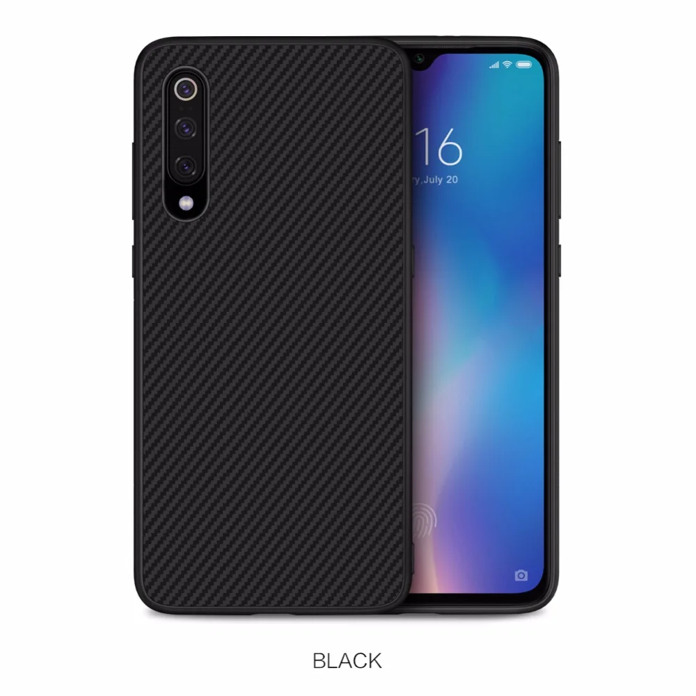 Чехол из синтетического волокна Nillkin для xiaomi mi 9/mi 9 Explore ore Carbon fiber PP Shield чехол-накладка для xiaomi mi 9