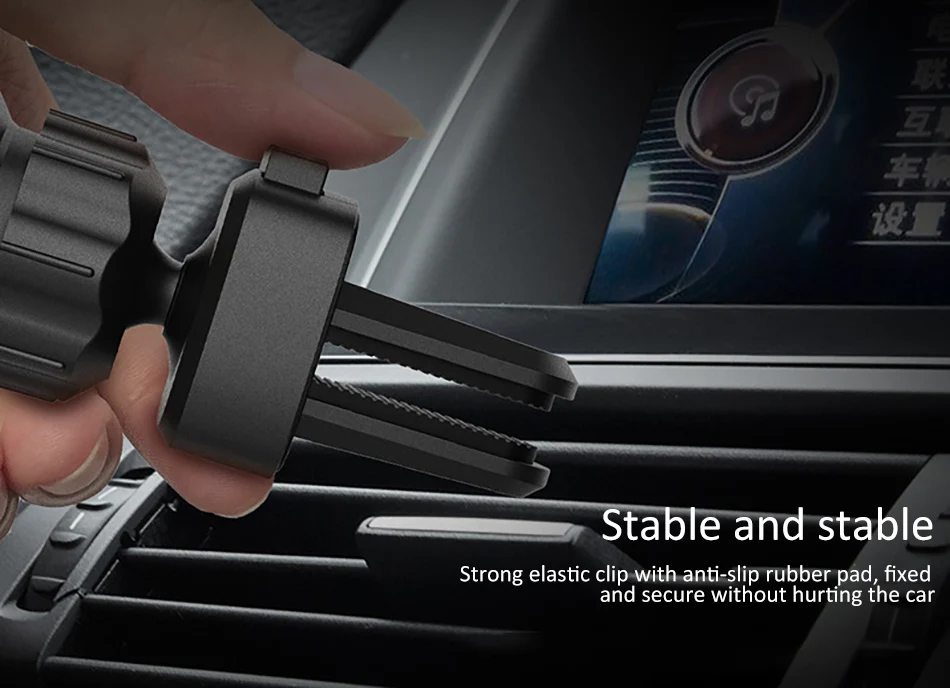 Aluminum Gravity Car Phone Holder Stand Air Vent 360 Degree Rotation For Huawei P20 iphone X 8 GPS Mobile Phone Support Bracket (11)