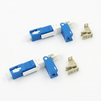 

50PCS KPYSC250P-CE FTTH SC UPC Optical fibe quick connector SC PC FTTH Fiber Optic Fast Connector SC Connector