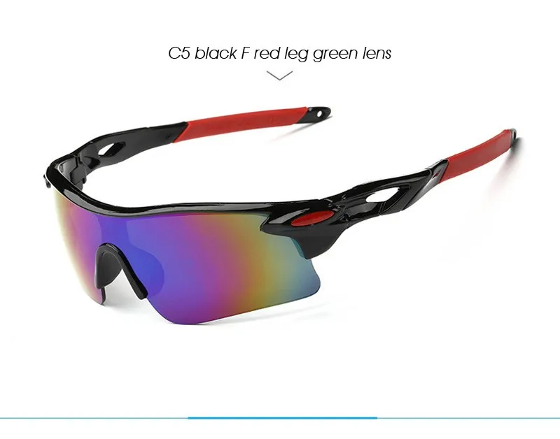 C5 black F red leg green lens