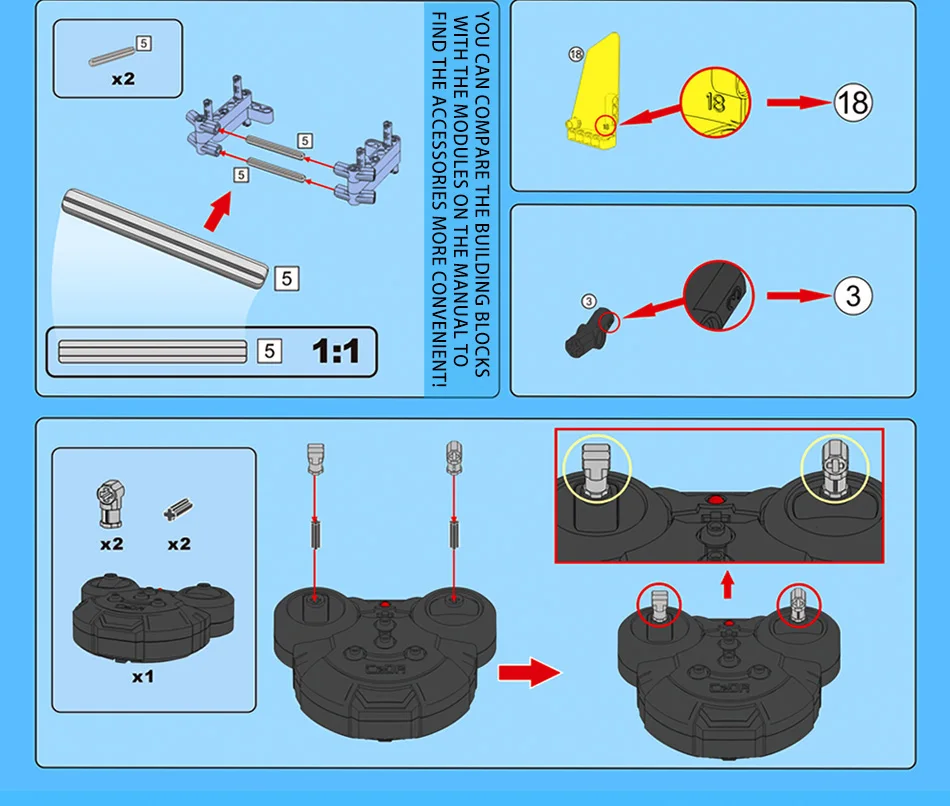 Blocos de Construção Brinquedos para Crianças Cada Controle Remoto Caminhão Basculante Compatível Cidade Técnica Carro Veículo Tijolos Série 638 Pçs rc 16 Cheap Blocos