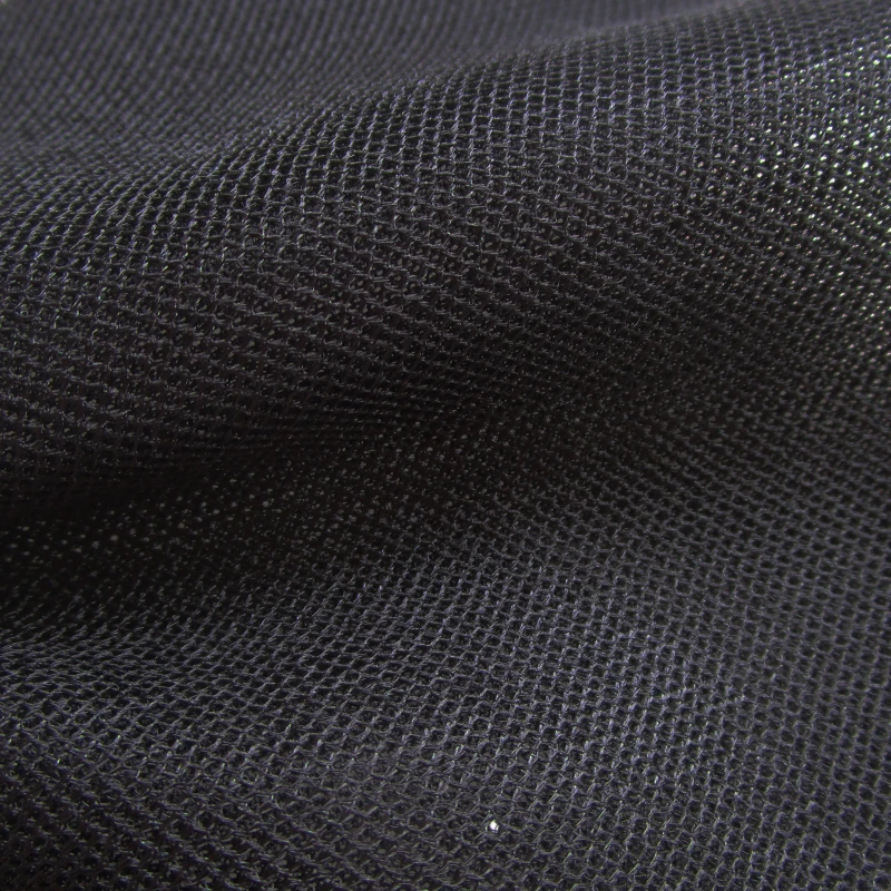 1yard New French Polyester Small Hexagonal Black Mesh fabric High Quality  Solid Knitted cloth Openwork Honeycomb Net Cloth tissu - AliExpress