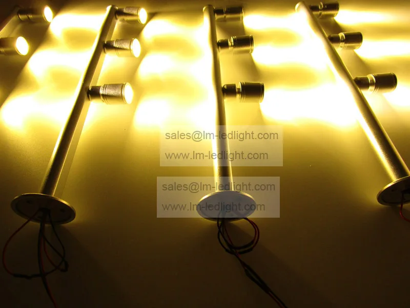 3W LED showcase light silver warm white (3)