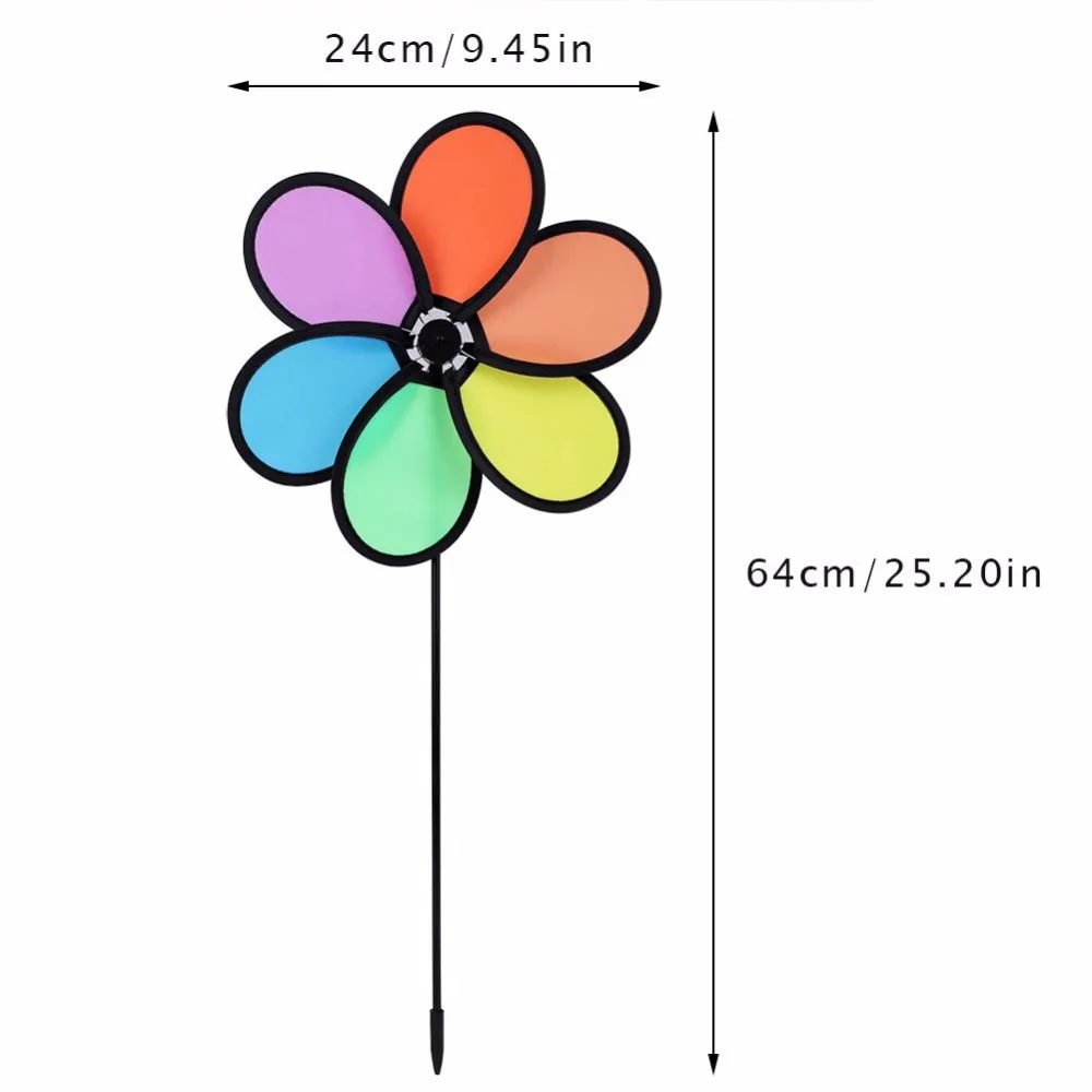 Цветок ветряная мельница дети игрушки классический цветок Спиннер ветряная мельница для сада, двора, улицы Декор Топ подарок для ребенка
