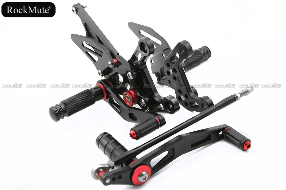 

For YAMAHA YZF R1 2009 2010 2011 2012 2013 2014 Motorcycle CNC Aluminum Adjustable Rearset Rear Set Foot Pegs Pedal Footrest