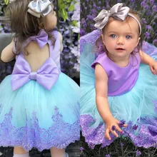 Бальные платья для маленьких девочек без рукавов Тюль Цветочные Театрализованное Вечерние Платье-пачка подружки невесты для детей для маленьких девочек Костюмы