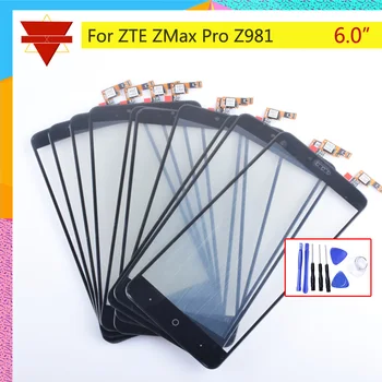 

Original Touch Screen Digitizer For ZTE ZMax Pro Z981 Touch Panel Touchscreen Lens Front Glass Sensor NO LCD Z981 Replacement