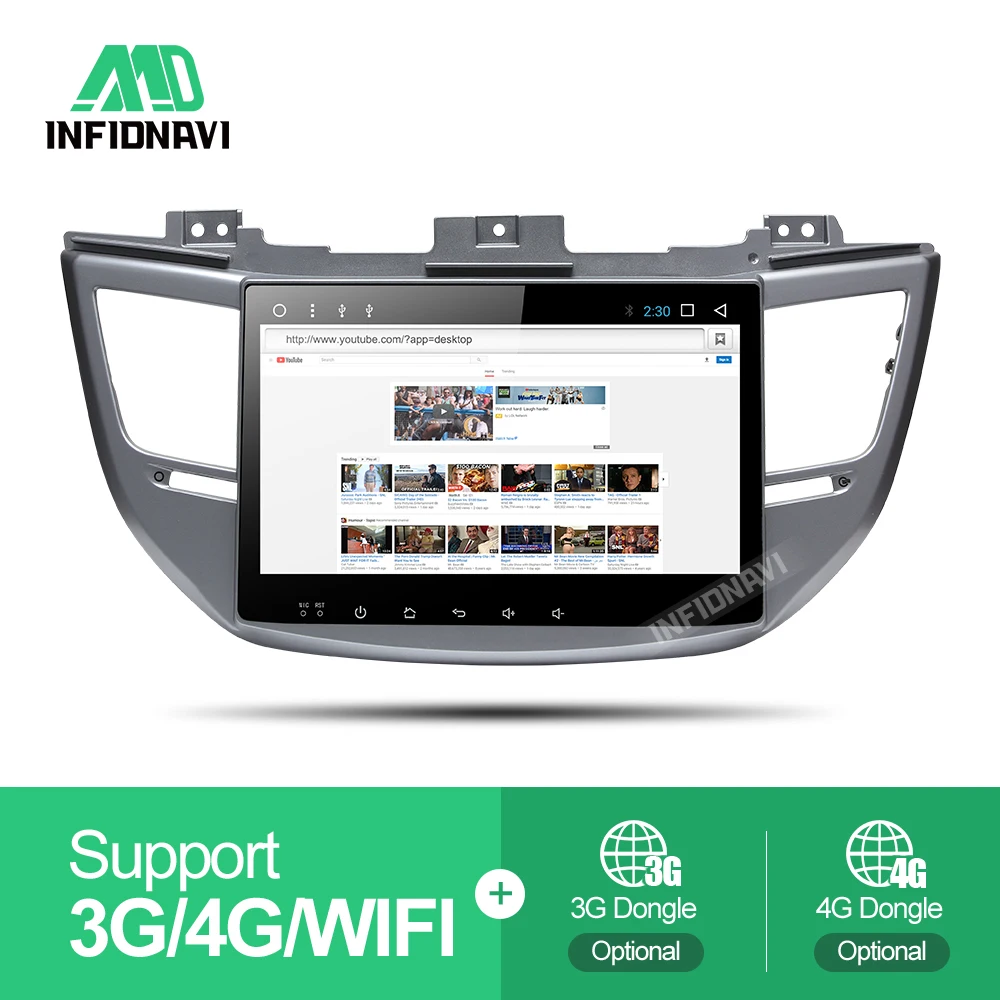 Top android 8.1 car dvd for Hyundai Tucson/ ix35 2016 2017 gps navigation radio video stereo multimedia player octa core IPS screen 5