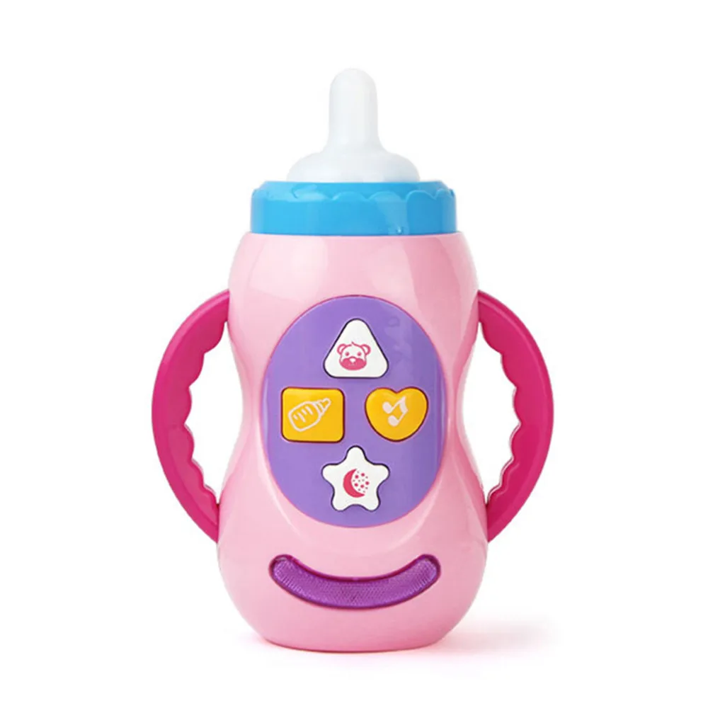 Безопасный музыкальный светильник для детей, обучающий музыкальный инструмент для кормления, развивающие игрушки для детских бутылочек