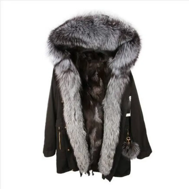 Рисунок 5 - Длинная зимняя куртка с подкладкой из лисьего меха