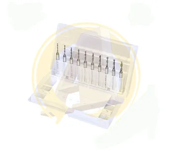 

Hot sale 10 Pcs 1/8 inch cnc milling bits wood router accessories for cnc 3020/3040/6040