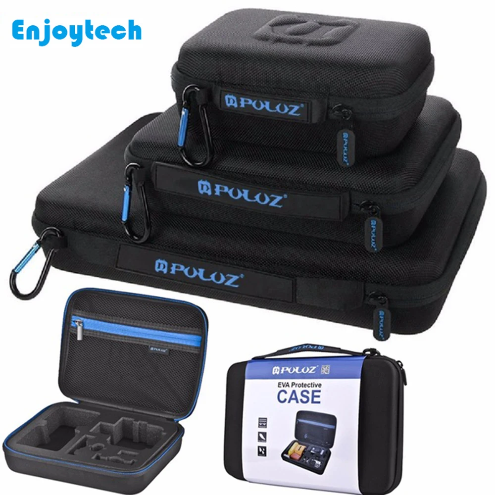 

Gopro Accessories Kit EVA Collection Box Waterproof Gopro Protective Case Camera Video Case Tripod Storage Bag for Gopro Hero