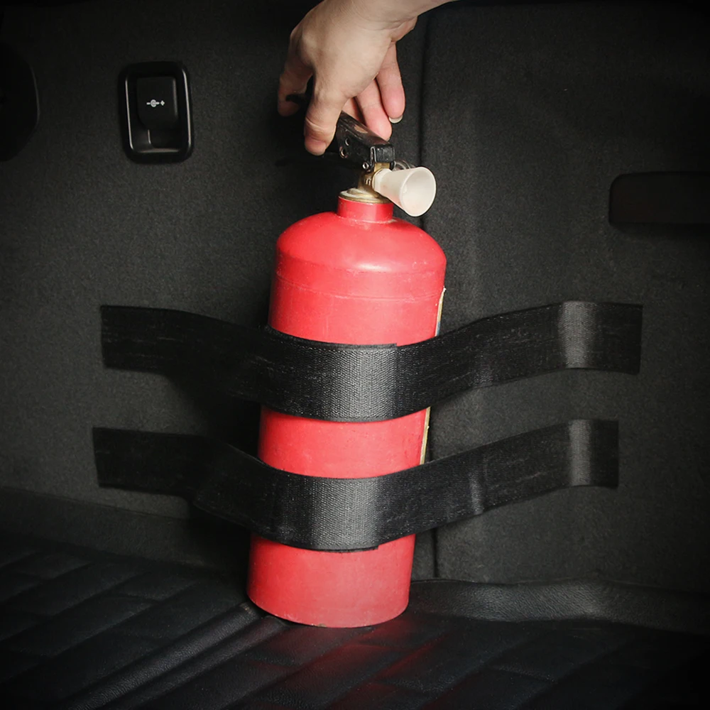 

4 Pcs/set Car fire extinguisher strap Nylon Belt for Volkswagen VW Golf 5 6 7 JETTA PASSAT B5 B6 B7 B8 MK4 MK5 MK6 Tiguan Beetle