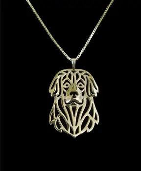 

DANGGAO Newest fashion Handmade Leonberger pendant Necklace women chain choker necklace Dog charm Jewelry Pet Lovers Gift Idea