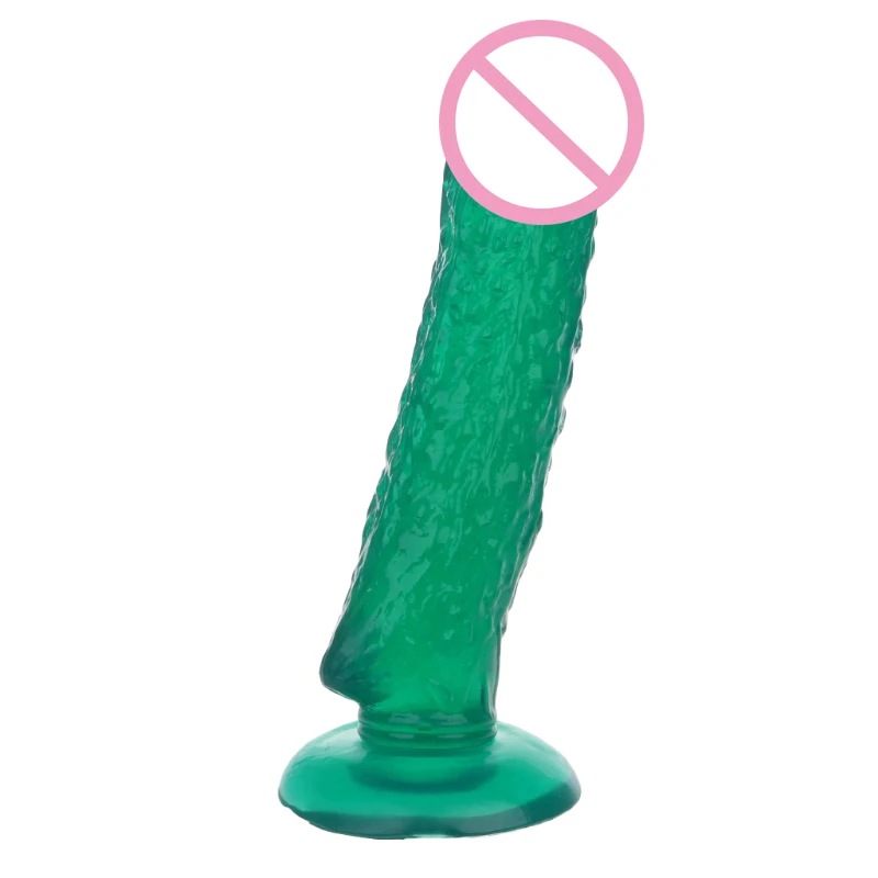 Sex toys for women Artificial Penis Jelly Realistic Cucumber Banana Corn Suction Cup Dildo Sex Toys