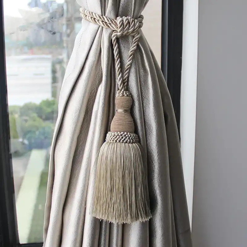 Xwl 2pcs Curtain Tieback Tassel Brush Tower Hanging Bind Ropes