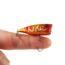 1pc 4cm 3g superior iscas de pesca de água mini popper isca de truta iscas ultraleve isca de pesca topwater finesse crankbait minnow