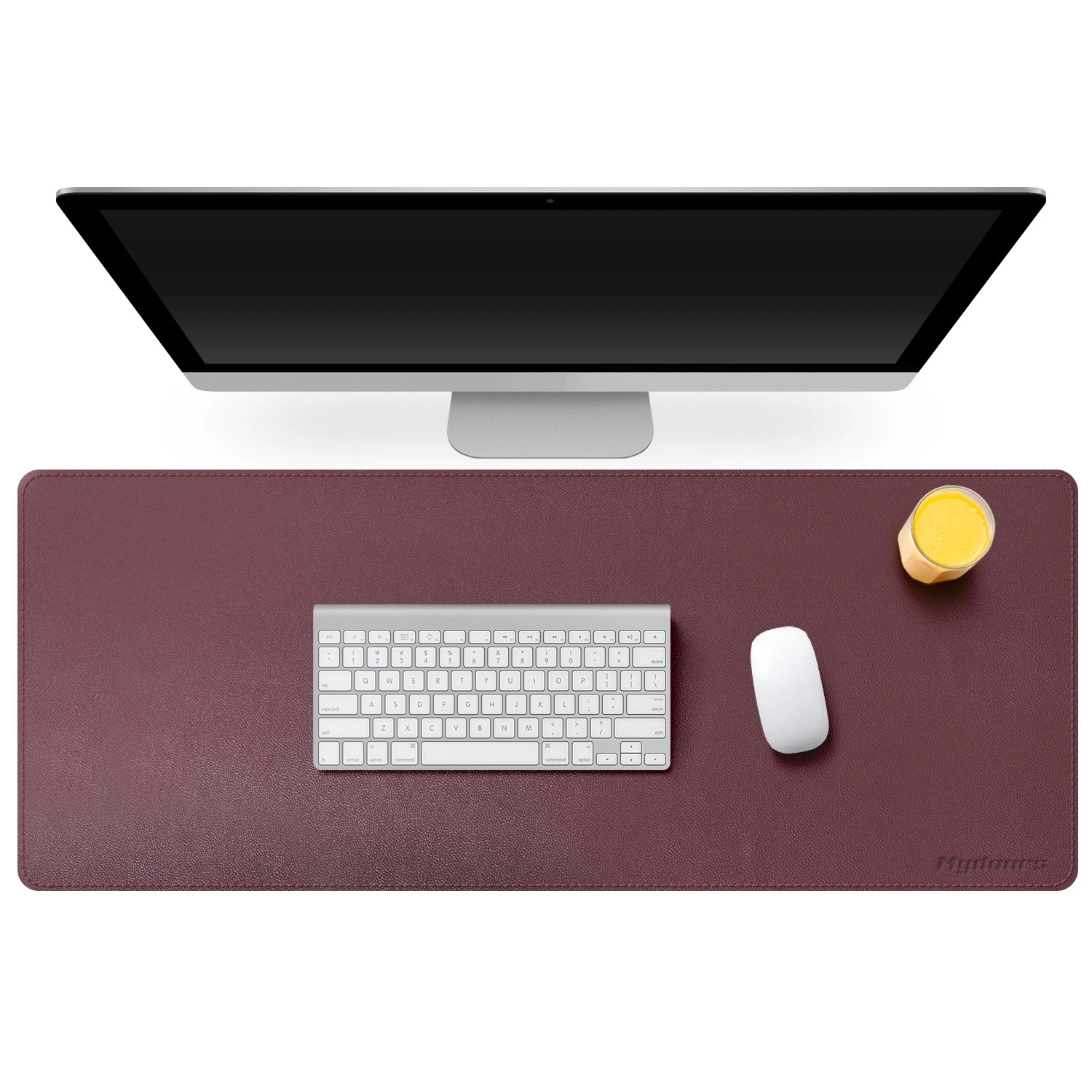 

Mydours Portable Double-side PU Leather Usable Mouse Pad Large Gaming Keyboars Mat Waterproof Office Desk Pad Gamer Mat 95x40cm
