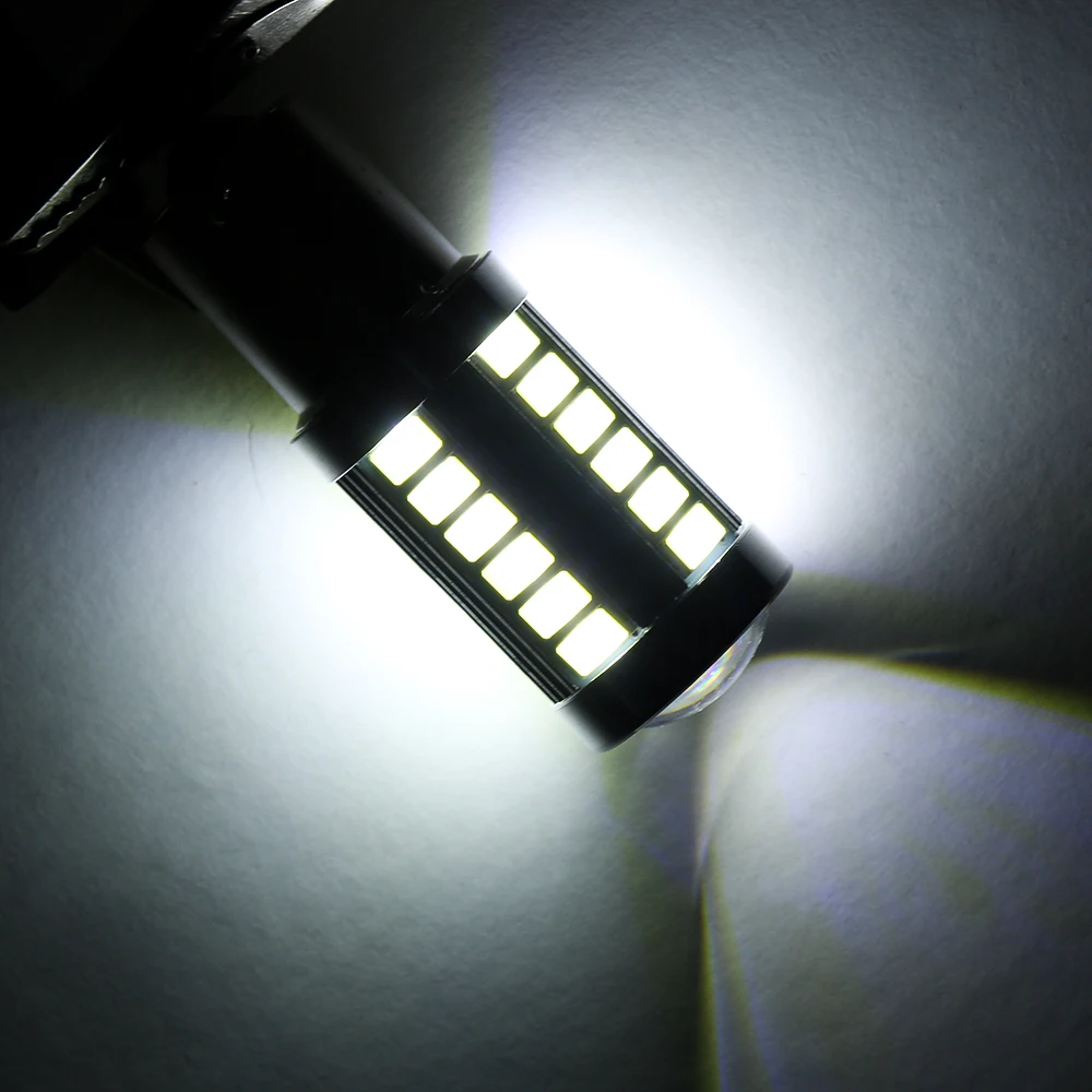 

1PC Car Lighting Source Yellow/Red/White 1156 BAU15S PY21W LED Daytime Running Light Bulb 33SMD Turn Signal