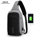 MarkRyden New Arrival Crossbody Bags Men Anti-theft Chest Pack Summer Short Trip Messengers Bag Water Repellent Shoulder Bag