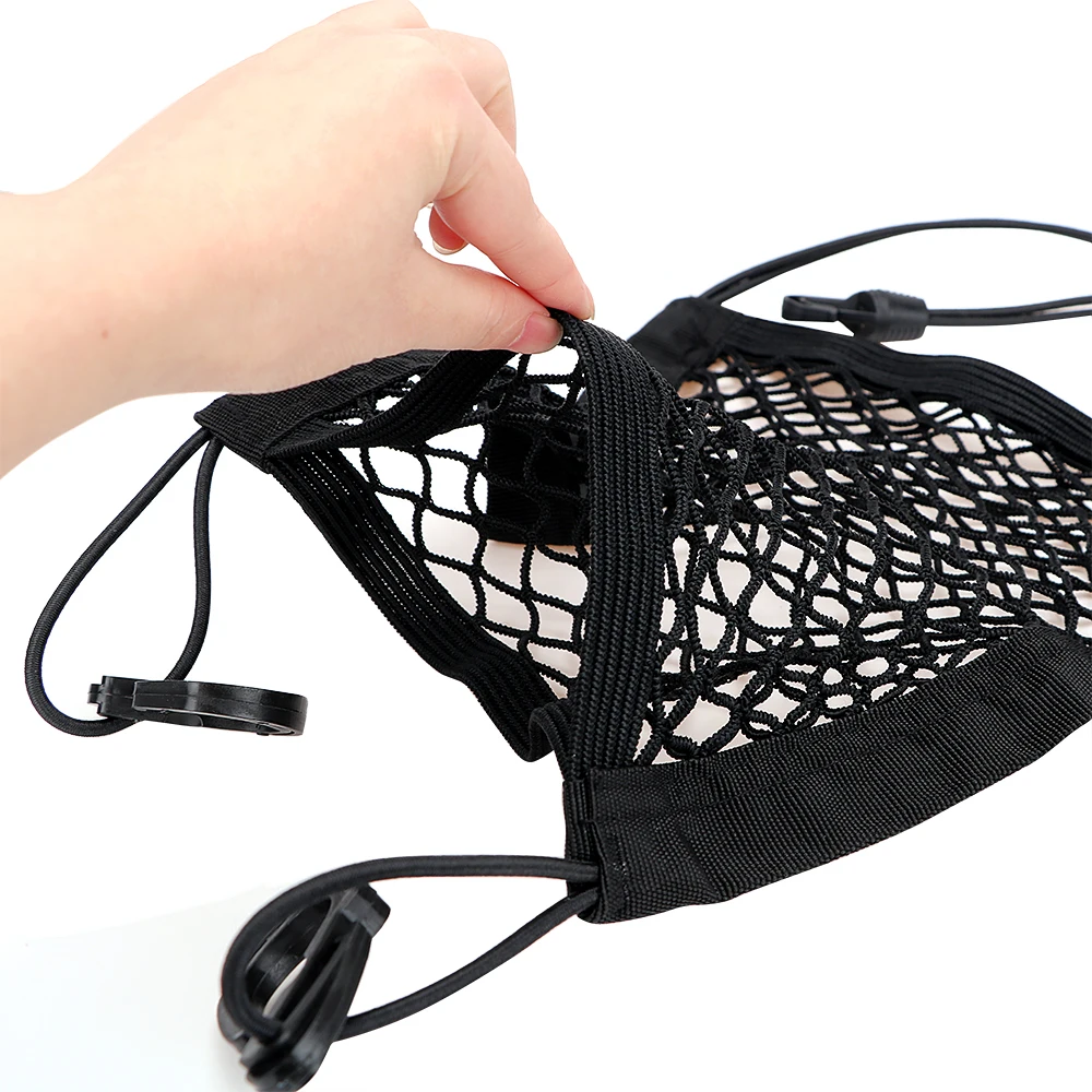 YOSOLO Car Truck Storage Luggage Hooks Elastic Hanging Bag Mesh Net Organizer Holder Seat Back Bag
