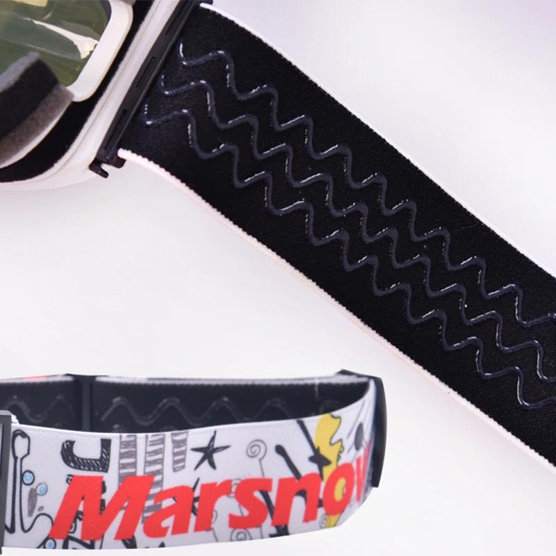Marsnow gafas de esquí doble UV400 Anti-niebla de lente gafas de máscara de esquí hombres, mujeres y niños niño niña nieve Snowboard gafas