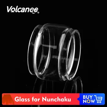 

Volcanee Glass Tube Replacement 28mm Diameter for Nunchaku RTA Vape Tank Atomizer E Cigarette Accessories Replacement Glass Tank