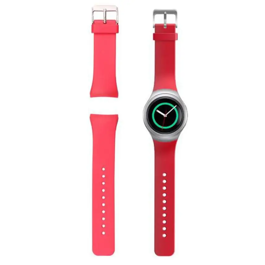 Роскошный силиконовый для часов Ремешок Samsung Galaxy Gear S2 SM R720 Sep 1|samsung gear strap|1 strapssamsung